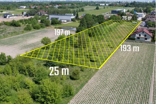mazowieckie, Warszawa, Ursynów Jeziorki Południowe, Działka 0,5 ha na Ursynowie WZ na 6 lokali