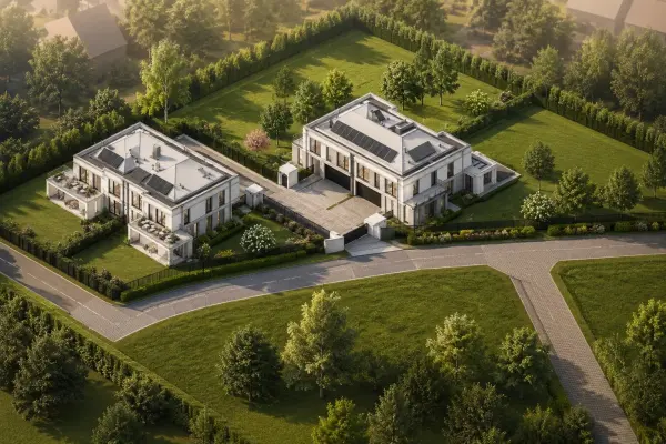 mazowieckie, Warszawa, Wilanów Zawady, Gratyny, 4 domy | PnB | działki około 1.000 m2 | odrolnione