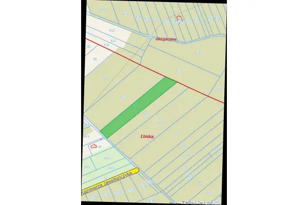 mazowieckie, powiat piaseczyński, Łbiska, Kazimierza Jagiellończyka, Działka leśna 5 km od Piaseczna