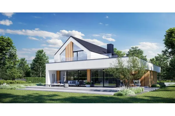 mazowieckie, powiat pruszkowski, Walendów, Nowoczesny dom 213 m² | Działka 1100 m² | Walendów